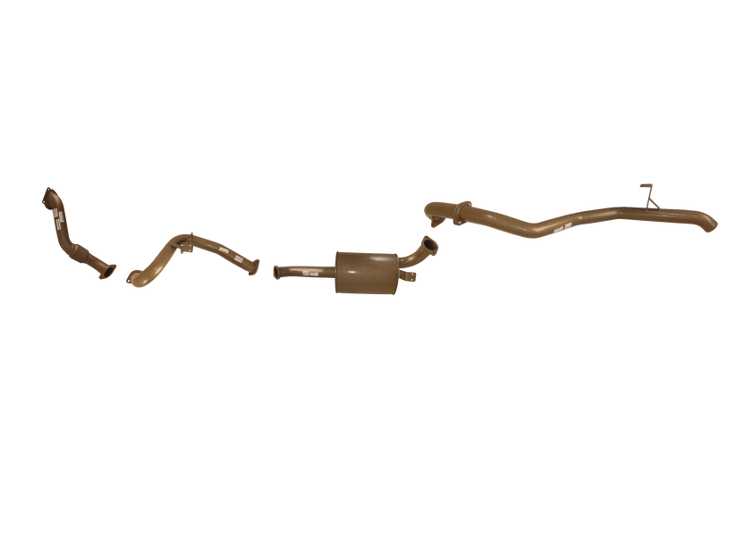 King Brown - Toyota Landcruiser 80 Series 4.2L Turbo Diesel 1990 to 1997 Factory Turbo Back  - Single 3" Kit