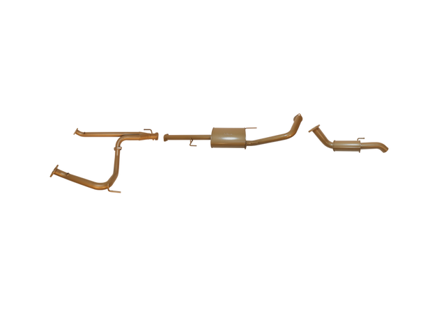 Pacemaker King Brown | Single 2.5" Cat Delete Exhaust Kit | Toyota Prado 120 4.0L V6 2002–2009 | KB12214-XYMR