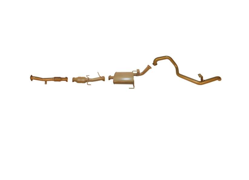 Pacemaker King Brown | Single 2.5" Exhaust Kit with Cat | Nissan Patrol GQ 4.2L EFI Petrol LWB 1987-1997 | KB9505-XCMX
