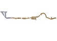 Pacemaker King Brown | 2.5" Exhaust, Headers & Cat | Nissan Patrol GQ Wagon 4.2L EFI | KB9505-HCMX
