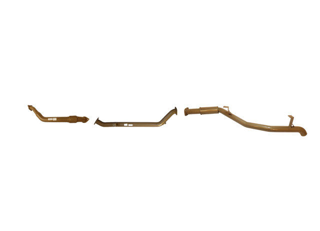 Pacemaker King Brown | Single 3" Turbo Back Exhaust with Rear Resonator | Toyota LandCruiser 79 Dual Cab 2012–08/2016 | KB12009-XXXR
