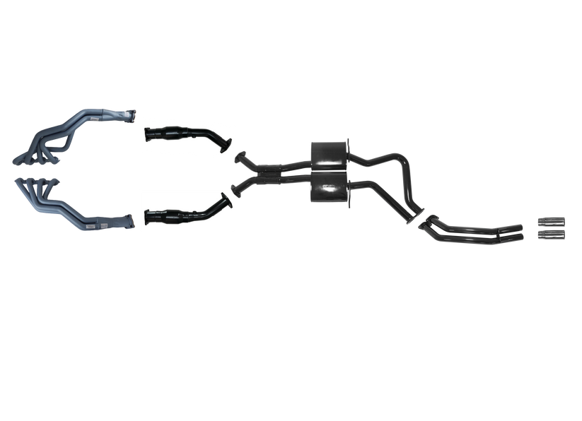 Pacemaker - Holden 2001 - 2005 CV8 Monaro Single Outlet 1 3/4" Tuned Headers 3" Inch System With Rear Pipe Only