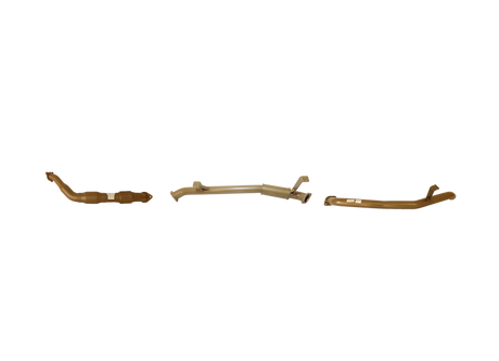 Pacemaker King Brown | Single 3" Turbo Back Exhaust with Cat & Centre Resonator | Toyota LandCruiser 76 Series V8 | KB12006-XCRX