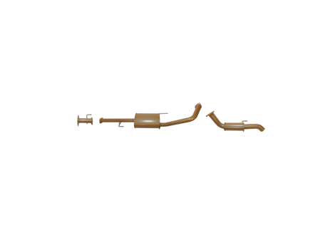 Pacemaker King Brown | 2.5" Cat-Back Exhaust Kit | Toyota Prado 120 Series 4.0L V6 Petrol 2002-2009 | KB12214-CB-MR