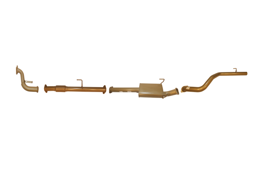 Pacemaker King Brown | Single 3" Turbo Back Exhaust | Toyota Prado 95 Series 3.0L TD 1996–2003 | KB12200-XXMX