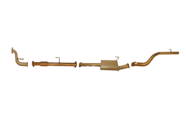 Pacemaker King Brown | Single 3" Turbo Back Exhaust | Toyota Prado 95 Series 3.0L TD 1996–2003 | KB12200-XXMX