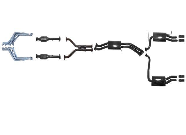 Pacemaker Performance Exhaust System with Tuned Headers for Ford Falcon FG FG-X XR8 GT 5.0L Supercharged 2008–2016 - PP4170-04