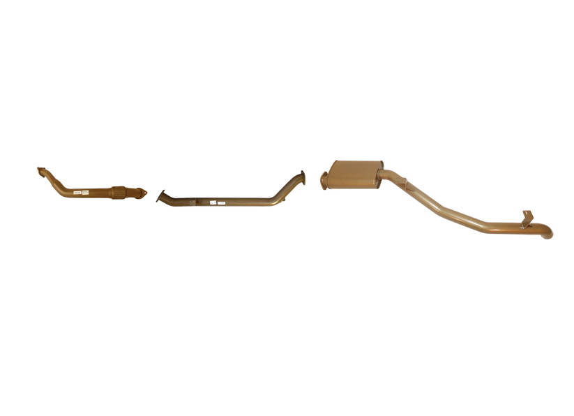 Pacemaker King Brown | Single 3" Turbo Back Exhaust with Rear Muffler | Toyota LandCruiser 79 Dual Cab 2012–08/2016 | KB12009-XXXM
