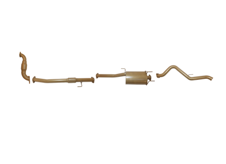 Pacemaker King Brown | Single 3" Turbo Back Exhaust with Cat & Muffler | Isuzu D-MAX 3.0L TD 2012-2017 | KB8510-XCMX