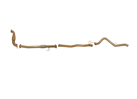 Pacemaker King Brown | Single 3" Turbo Back Straight Pipe with Cat | Isuzu D-MAX 3.0L TD 2012-2017 Pre-DPF | KB8510-XCXX