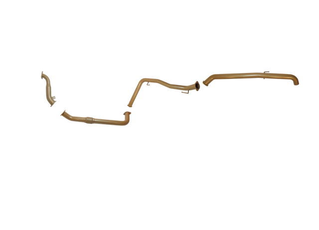 Pacemaker King Brown | Single 3" Turbo Back Straight Pipe | Nissan Navara D40 2.5L TD | KB9410-XXXX