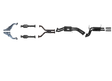 Pacemaker Full Exhaust with Tri-Y Headers for Ford Falcon BA BF XR8 GT 5.4L V8 2002–2008 - PP4018-01