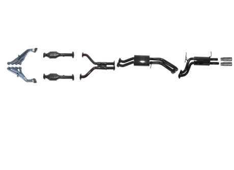 Pacemaker Full Exhaust with Tri-Y Headers for Ford Falcon BA BF XR8 GT 5.4L V8 2002–2008 - PP4018-01