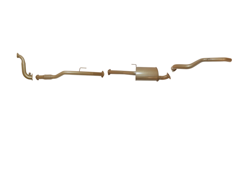 Pacemaker King Brown | Single 3" Turbo Back Exhaust with Muffler | Holden Colorado RG 2.8L TD 2012-2016 | KB5110-XXMX