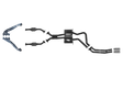 Pacemaker 2.5" Exhaust System for Holden VZ 3.6L V6 Sedan 2004–2006 - PP5069-08 (Rear Pipe Only Variant)
