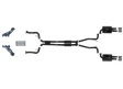 Pacemaker Performance Exhaust System with Headers for Holden VE SV6 3.6L V6 Sedan 2006–2012 - PP5080-04
