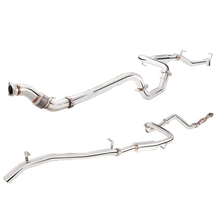 Xforce | 3" Mild Steel Turbo Back Exhaust & Cat | Toyota Landcruiser 76 Series 2007–2016 | EM-TL76WC-TBS