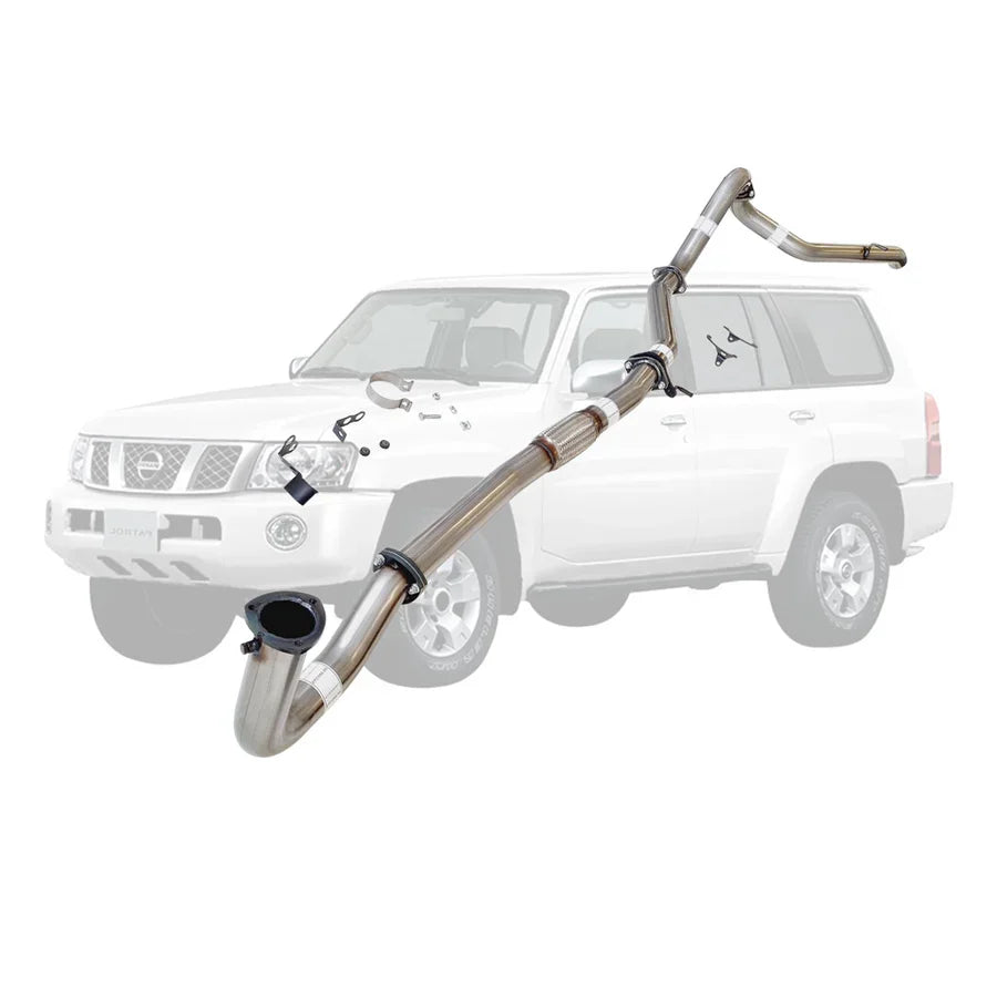 ESA 4X4 - Nissan Patrol Y61 GU TD42 Wagon 3 Inch Dump Pipe Back Exhaust
