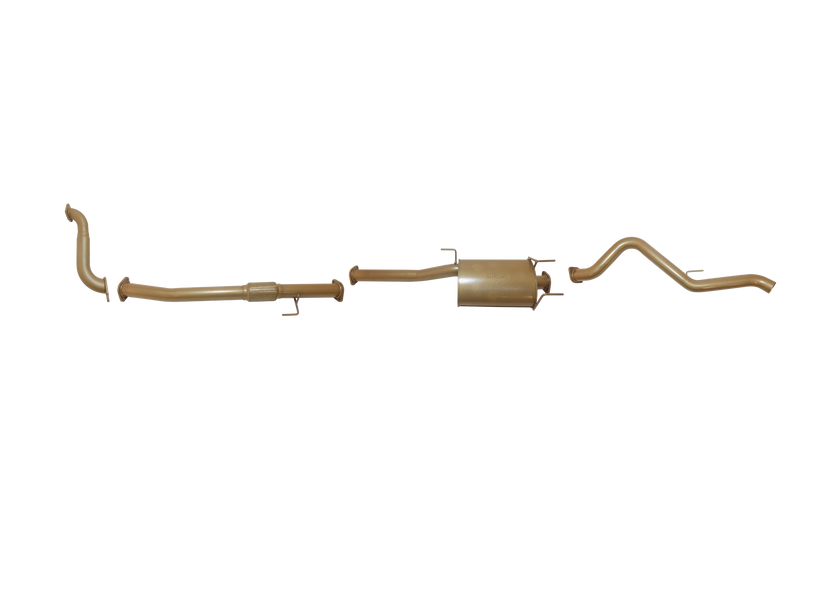 Pacemaker King Brown | Single 3" Turbo Back Exhaust with Muffler | Isuzu D-MAX 3.0L TD 2012-2017 | KB8510-XXMX