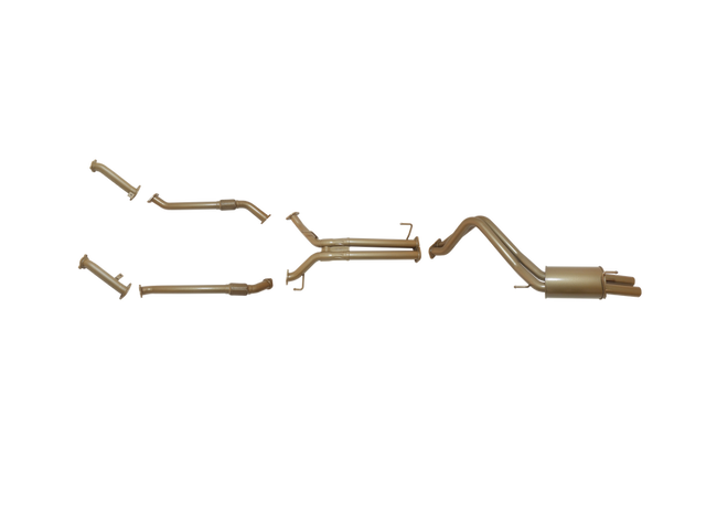 Pacemaker King Brown | Twin 2.5" Turbo Back Exhaust with Rear Resonator | Toyota LandCruiser 200 Series 2008–09/2015 | KB12030-XXXR