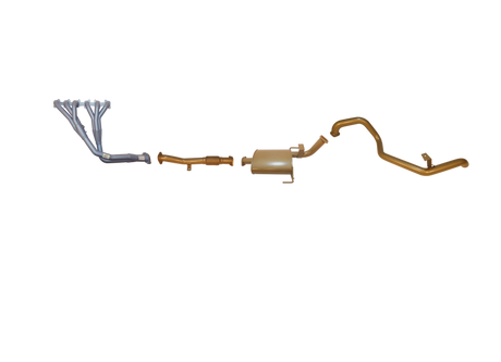 Pacemaker King Brown | Single 2.5" Exhaust with Headers | Nissan Patrol GQ SWB 4.2L Diesel | KB9506-HXMX