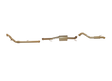 Pacemaker King Brown | Single 3" Turbo Back Exhaust with Centre & Rear Mufflers | Toyota Hilux 150 | KB12110-XXMR