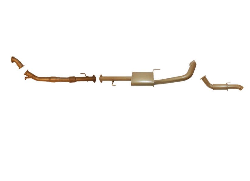 Pacemaker King Brown | 3" Exhaust Kit with Cat | Toyota Prado 120 & 150 Series 3.0L TD | KB12220-XCMR