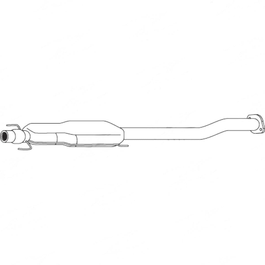 Standard Replacement - Holden Zafira TT (2001 - 2006) Wagon (2.2L) Center Muffl…