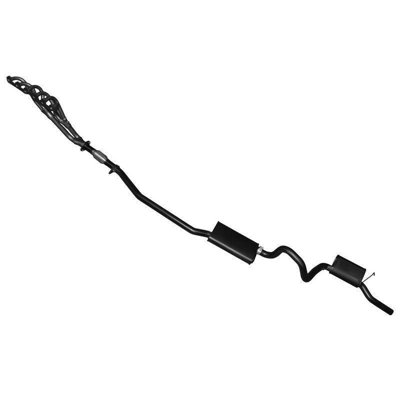 Manta - Ford Falcon EA, EB, ED, EF, EL, AU 4.0L 6 Cylinder Sedan (live axle) (1988-2002) - Full System - Extractor + Cat with 2.5" Single Cat Back - Muffler/Muffler