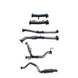 Manta | 2.5″ Turbo Back without Cats with Rear Muffler Dump Tip | Toyota Landcruiser VDJ200 4.5L V8 Diesel Wagon 2015–2021