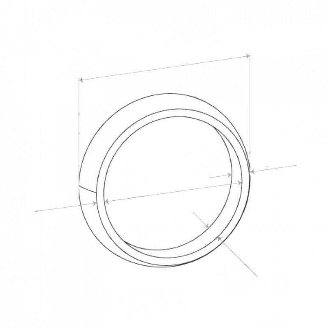 Flange Gaskets - Holden Astra pipe to Catalytic converter, ID 50mm, OD 65mm