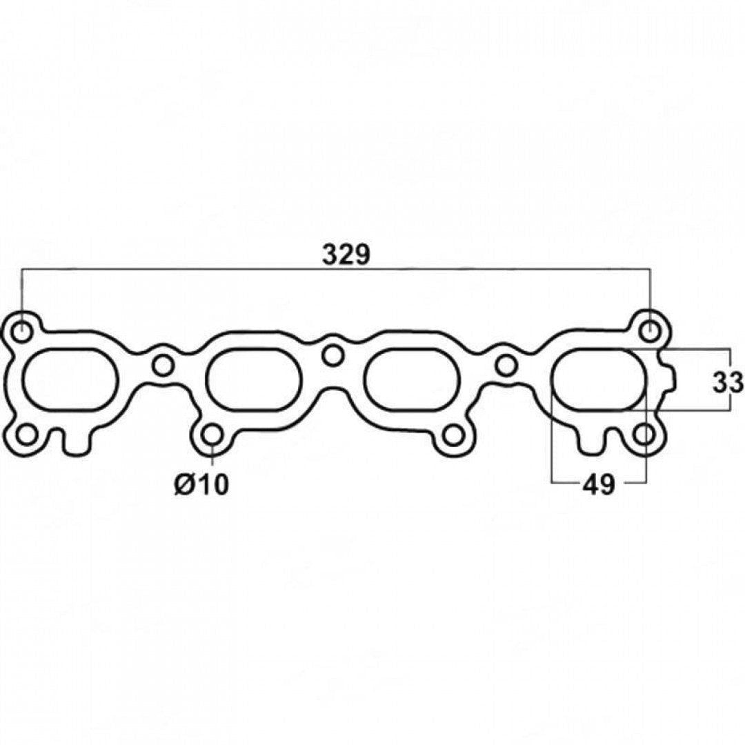 Kia Sportage MC 2L 4WD, Year 1997-1999 - Exhaust Manifold Gasket