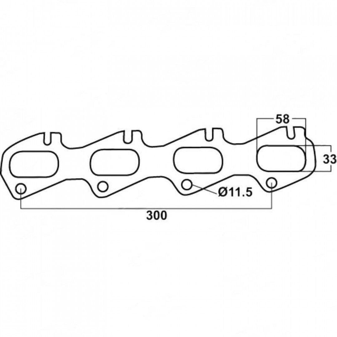 Ford Falcon BA XR8 5.4L V8 GT - Exhaust Manifold Gasket