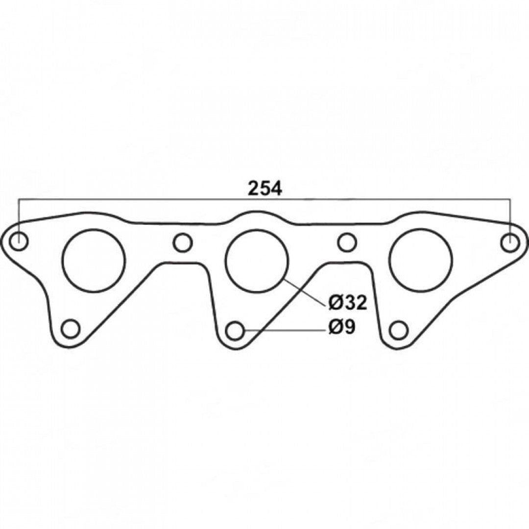 Daihatsu Charade G10, G11, G100 & G203 - Exhaust Manifold Gasket
