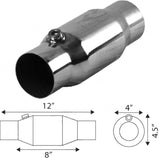 UNIVERSAL CATALYTIC CONVERTER - Petrol Euro II, 3", CPSI 100