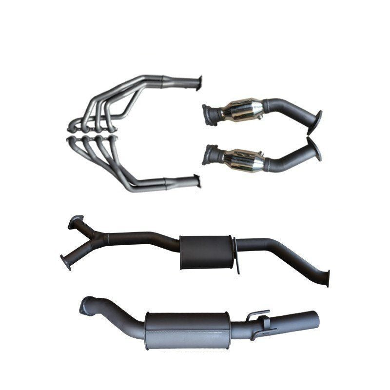 Manta - Holden Commodore Sedan (1999-2006) VT, VX, VY, VZ 5.7L, 6.0L V8 Sedan 3in Single With Extractors Muffler/Muffler