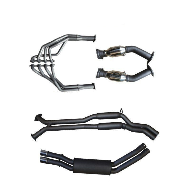 Manta - Holden WK WL S/MAN V8 2.5in Dual With Extractors Hotdog/Muffler