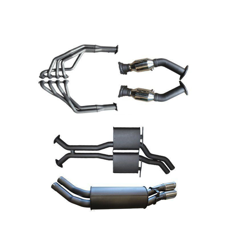 Manta - Holden HSV Monaro VX VY V2 5.7L V8 Coupe (2001-2004) 2.5" Dual Exhaust with Extractors Muffler/Muffler