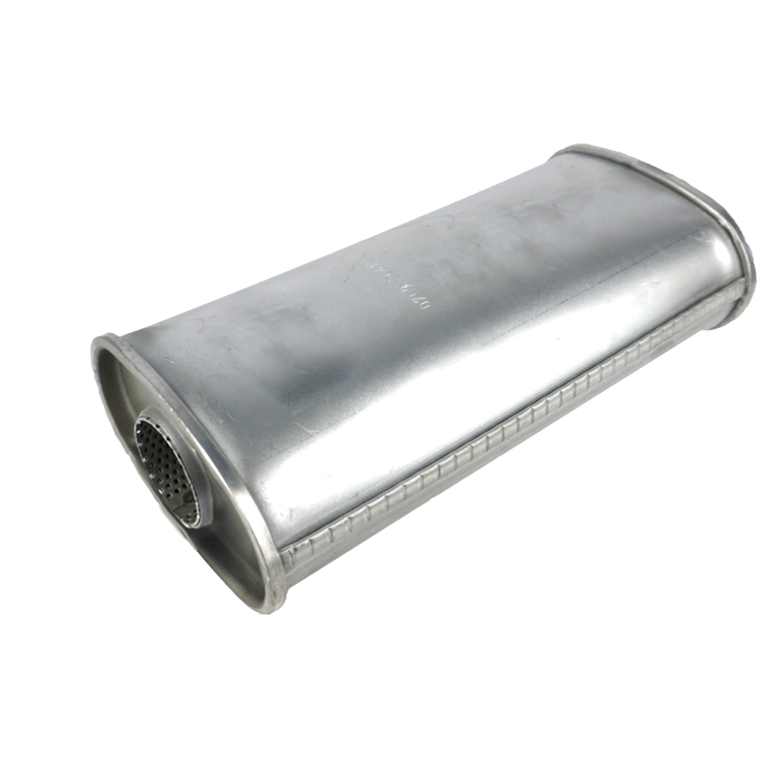 Redback Universal Muffler - 5" X 3" Oval - 12' Long C/C 2 1/4' Glass Packed No …