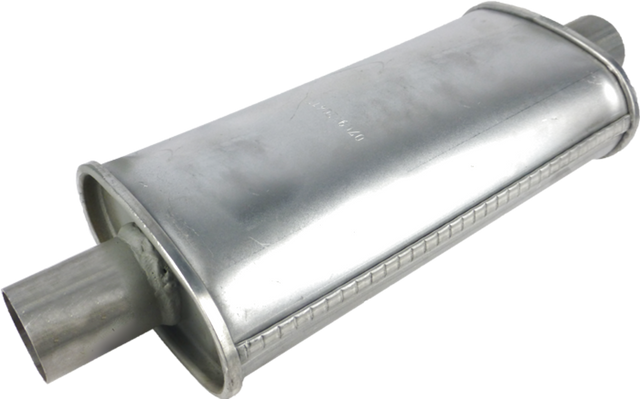 Redback - 1.75" Universal Muffler Centre/Centre 305x127x76mm Oval Aluminised Steel