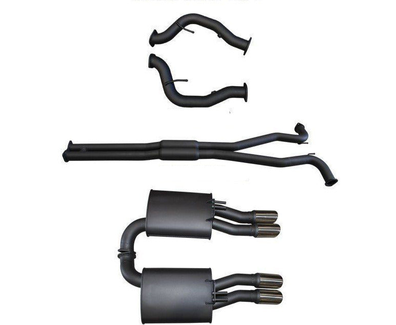 Manta - Holden Commodore VE Ute & Maloo (2007-2017) VE/E Series 6.0L, 6.2L V8 Ute 3in Catback Hotdog/Muffler