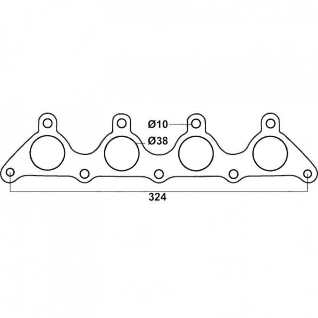 Hyundai Excel Twin Cam 1.5L - Exhaust Manifold Gasket