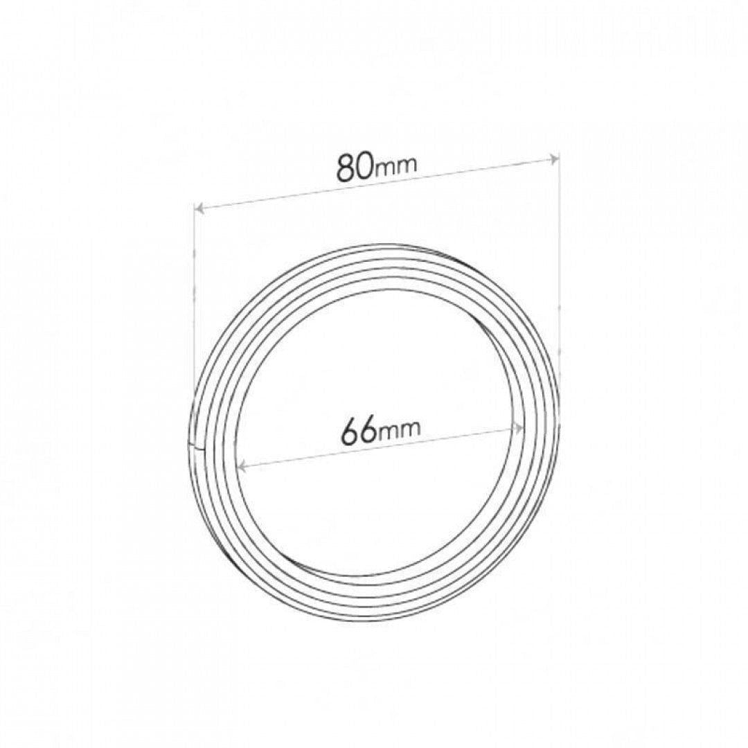 Spiral Wound Ring Gasket - Inside Diameter 66mm, Outside Diameter 80mm