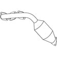 Redback Enviro Catalytic Converter - Toyota Prado 90 Series (1996 - 2003) Wagon (3.4L) Manifo… (Manifold CAT)