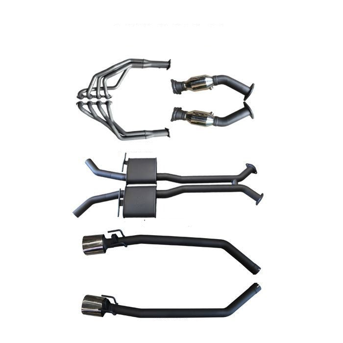 Manta - Holden Commodore Ute (2000-2007) VU, VY, VZ 5.7L & 6.0L Ute 2.5in L & R With Extractors Muffler/Tailpipe