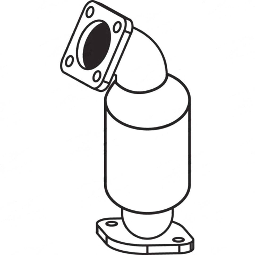 Standard Catalytic Converter - Holden Colorado RC (2008 - 2012) Ute (3.0L)  (Manifold CAT)