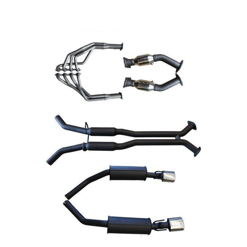 Manta - Holden Commodore Ute (2000-2007) VU, VY, VZ 5.7L & 6.0L Ute 2.5in L & R With Extractors Hotdog/Muffler
