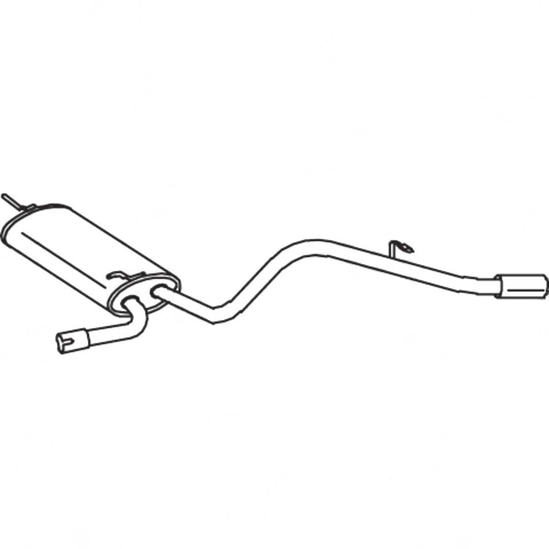 Standard Replacement - Daewoo Matiz KLYA (1999 - 2004) Hatchback (0.8L) Rear Mu…