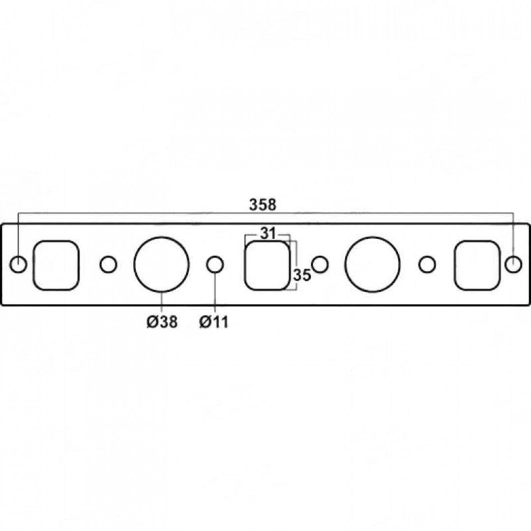 British Leyland Morris Mini 800, 850, 1000, 1100 & 1300 - Exhaust Manifold Gasket