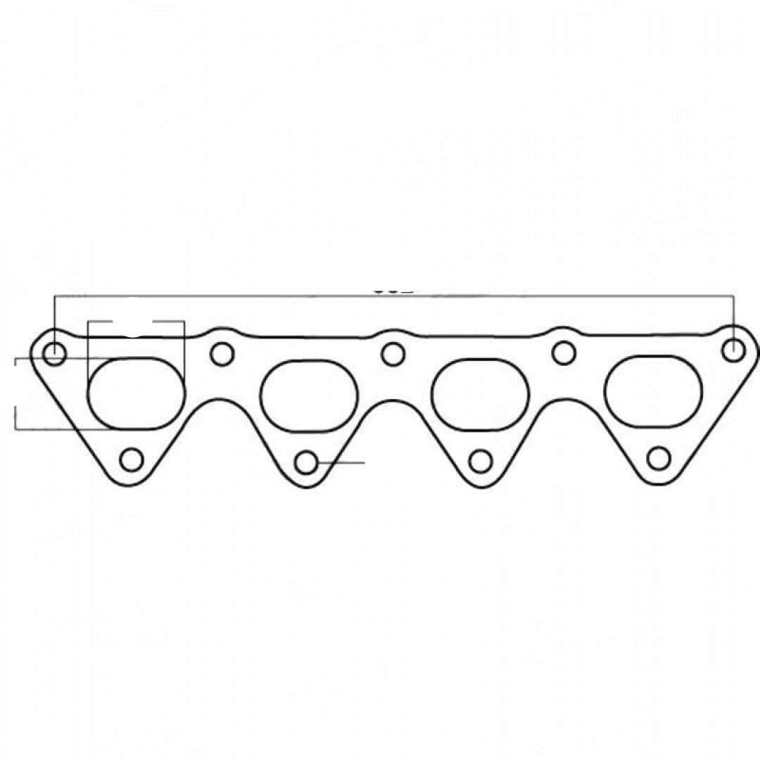 Mitsubishi Lancer CE, Hyundai FX Coupe & Proton Inspira, Mitsubishi 4G93, G4GF & G4GFT, 1.8L & 2.0L, Cemjo  - Exhaust Manifold Gasket
